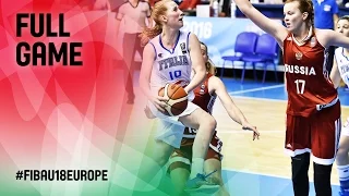 Italy v Russia - Full Game - FIBA U18 Women's European Championship 2016