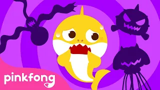 Who's there?😱 Spooky Sea Monster | #halloween | Learn English | Pinkfong Baby Shark Hindi