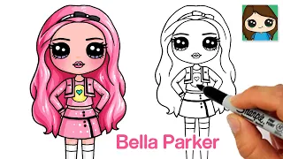 How to Draw Rainbow High Fashion Doll 🌈 Bella