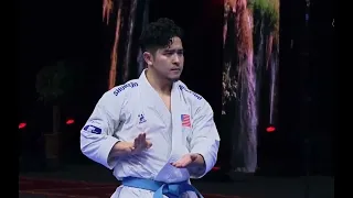 Gakuji Tozaki Suparinpei FINAL Male Kata Karate 1 Rabat 2022