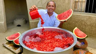 Terbooz Ka Sharbat Recipe | Watermelon Juice in Summer | Mubashir Saddique | Village Food Secrets