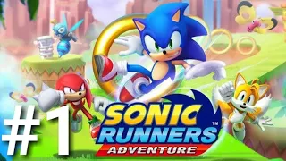 SONIC RUNNERS ADVENTURE PART 1 Gameplay Walkthrough - iOS / Android