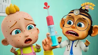 Time for a Shot | The Vaccine Song | Nursery Rhymes - Happy Tots