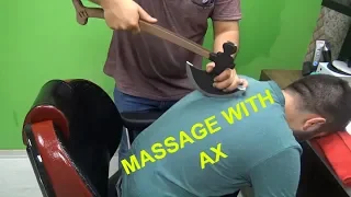 ASMR TURKISH BARBER SLEEP MASSAGE=no talking=ax,head,back,arm,face massage=kafa ,sırt,kol,yüz masajı