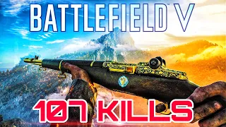 Battlefield V 107 Kills M1 Garand Marita Conquest