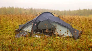 Camping In Heavy Rain With Tent