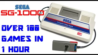 Over 100 Sega SG-1000 Games In Under 1 Hour