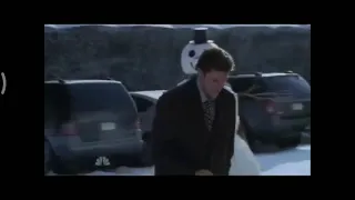 The office jim vs dwight snowball fight but with giorno theme