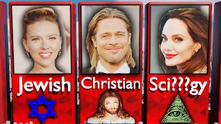 Religion of Hollywood Actors & Actresses | Data Comparison
