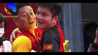 [Fan Zhendong] Congratulations to Xiaopang for winning the championship