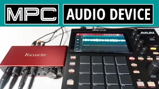 MPC Audio Interface Setup: MPC 2.10 Update (Standalone Mode)