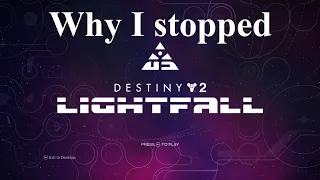 My Story - Why I Stopped Playing Destiny 2