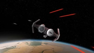 [The Rebel's crash with a Tie Bomber on The Carrier] Star Wars Rebels Season 2 Episode 16 [HD]