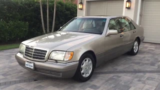 1995 Mercedes Benz S500 W140 Review and Test Drive by Bill - Auto Europa Naples