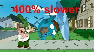Family Guy - Peter crashes helicopter 400% slower
