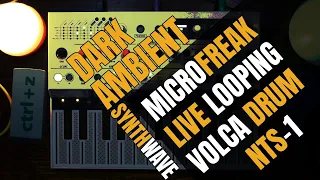 M22 Globular Cluster - Dark Ambient Progressive | Microfreak live Looping with Volca Drum & NTS-1