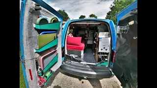 VW Caddy Self Build Campervan. Take 4. July 2021