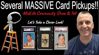 Massive Purchases In The MidLife Community!!  Hall Of Fame Vintage Cards Galore!!