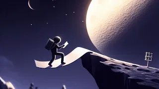 Can a piece of paper take you to the moon!?