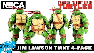 NECA Toys TMNT Jim Lawson Figure 4-Pack Review | Teenage Mutant Ninja Turtles