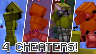 Beating a Team of 4 Cheaters (Hypixel Bedwars)