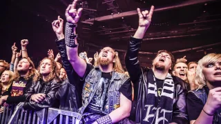 HammerFall: HammerFall live in Scandinavium, Göteborg, Sweden, November 28th, 2015.