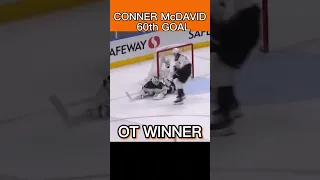 Connor McDavid 60th Goal. NHL Coyotes vs Oilers Highlights. Oilers Win 4-3 #shorts