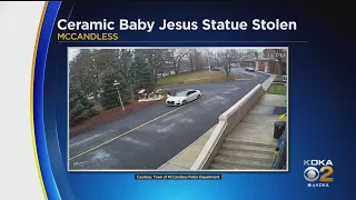 Ceramic Baby Jesus Statue Stolen