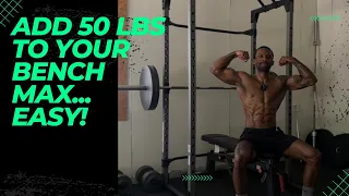 How To Increase Your Bench Max. Add at least 50 lbs in Only ONE Year! #chestworkout #powerlifting