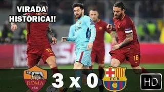 Roma 3 X 0 Barcelona - Melhores Momentos Champions League 2018