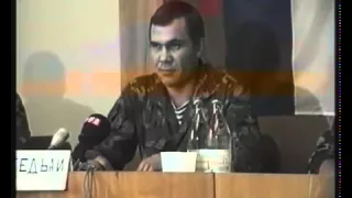 Пресс конференция А.Лебедя (1992г. Тирасполь