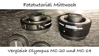 Olympus MC-20 und MC-14 im Vergleich - Welcher Telekonverter bewirkt was?