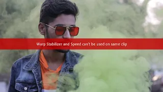 Premiere Pro Tutorial : How to Use Warp Stabilizer and Speed on the Same Clip