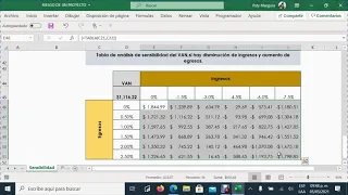 VIDEO 2 PROYECTOS DE INVERSIÓN: ANÁLISIS DE RIESGOS: SENSIBILIDAD