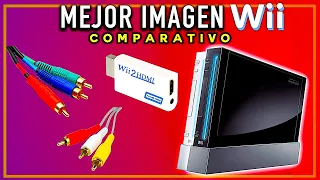 Wii: MEJOR VIDEO - IMAGEN | COMPONENTES vs HDMI vs COMPUESTO | Cables vs Adaptador -  Jugamer