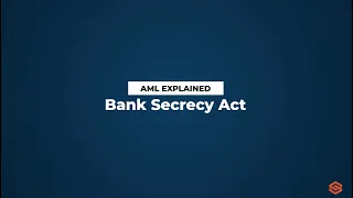Bank Secrecy Act (BSA) l AML Explained #8