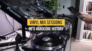 DJ Cotts - 90s Hardcore History Vinyl Mix (Breakbeat Hardcore / Rave / Happy Hardcore / Old Skool)