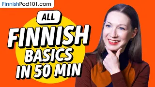 Learn Finnish in 50 Minutes - ALL Basics Every Beginners Need