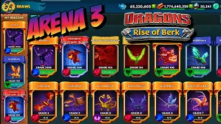 Dragons: Rise Of Berk | Arena 3 Brawl - Best Dragons!