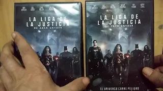 ya disponible en blu ray la liga de la justicia de Zack Snyder 2021