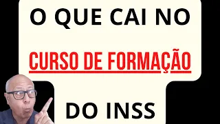 O QUE ESTUDAR PARA O "CURSO DE FORMAÇÃO" | CONCURSO INSS, SEGUNDA FASE (@AnaspsTV)