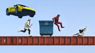 RUN OR GET CRUSHED! (GTA 5 Funny Moments)