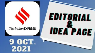 9th October 2021 | Gargi Classes Indian Express Editorial Analysis/Discussion