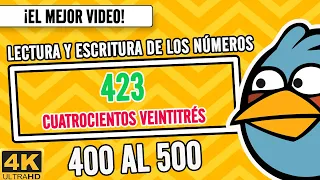 🚩🔶️Escritura De Los Números Del 400 AL 500  I Spanish Numbers from 400 - 500