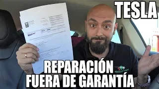 Primera reparación fuera de garantía en mi Tesla Model S: os enseño la factura