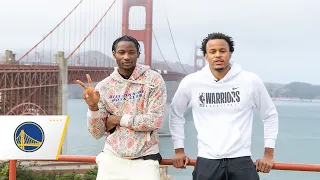 BAY AREAAA! Jonathan Kuminga & Moses Moody Tour Their New Home