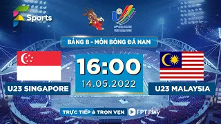 🔴 TRỰC TIẾP SEA GAMES 31: U23 MALAYSIA - U23 SINGAPORE (BẢN ĐẸP NHẤT) | F SPORTS