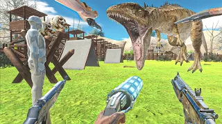 FPS ALONE IN ANCIENT FORTRESS OF TERROR-Animal Revolt Battle Simulator