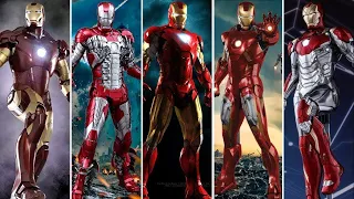 Todas Las Armaduras De Iron Man (Desde Iron man 2008 hasta Civil War 2016) ☑️