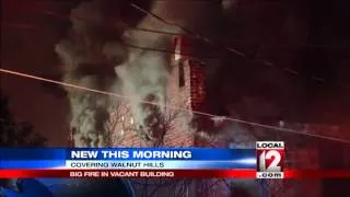 3-alarm fire in Walnut Hills forces I-71 shutdown